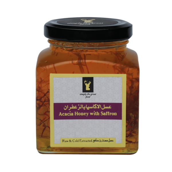 Acacia Honey with Saffron (Zafran shahad)