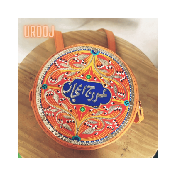 Chamak Patti Round Name Clutch Bag | Buy Ladies Bag Online | Mayaar