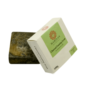 2 in 1 Charcoal Soap & Scrub – Organic Face Soap | Mayaar