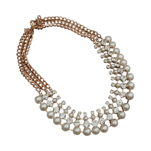 Women’s Necklace | Buy Metallic Pearl Necklace Online | Mayaar