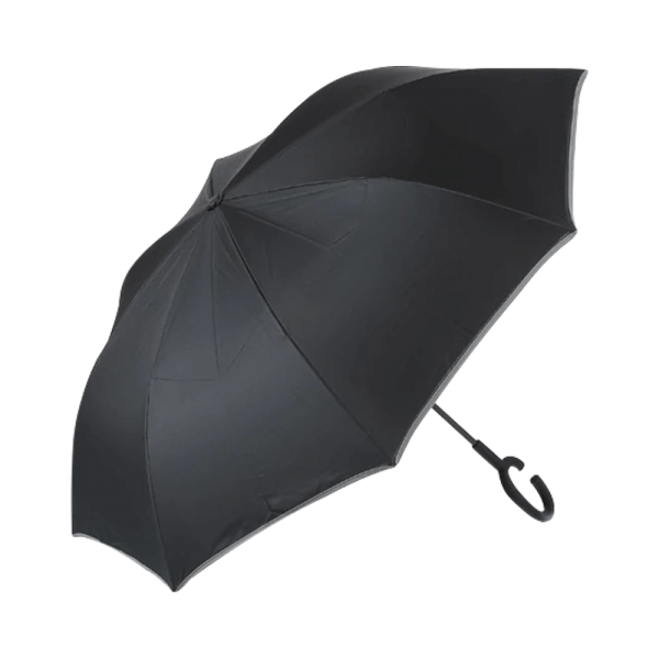 Miniso - Double Layer Folding Rain Umbrella | Umbrella with Long Handle | Mayaar