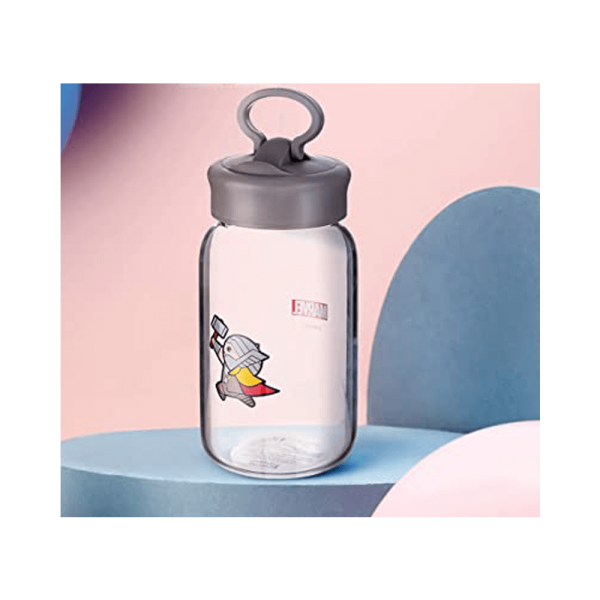 Thor Glass Bottle | Buy Water Bottle for Kids Online | Mayaar