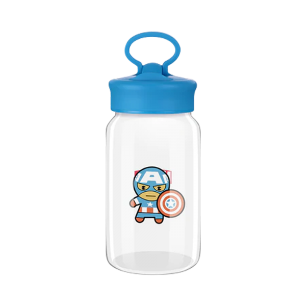 Captain America Glass Water Bottle - Buy Water Bottle for Kids Online | Mayaar