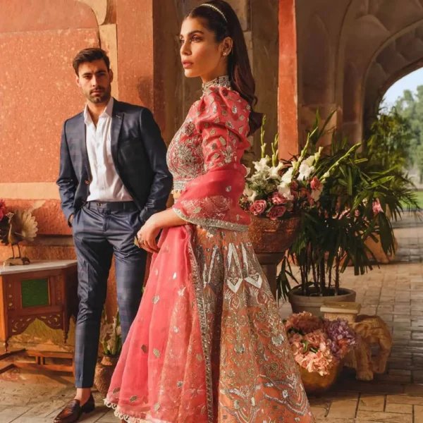 First Blush Formal Lehenga - Luxury Embroidered Wear for Women | Mayaar
