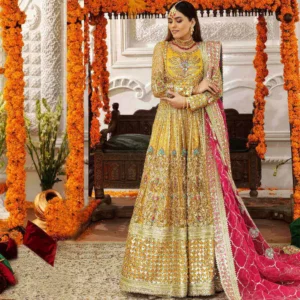 Dreamt Flair Bridal Maxi – Unstitched | Women’s Luxury Wear | Mayaar