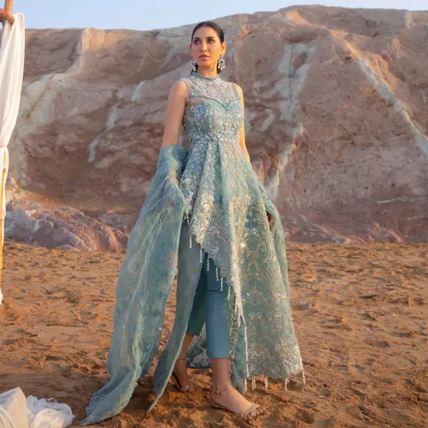 Ibiziah Fluorescent – Blue - Party Wear – Buy Reign Wedding Wear Online | Mayaar