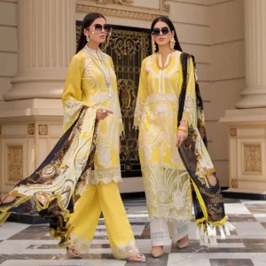 Robin Embroidered Lawn - Party Wear - Buy Reign Embroidered Lawn Online | Mayaar