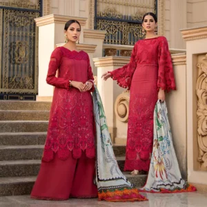 Garnet Embroidered Lawn - Party Wear - Buy Reign Embroidered Lawn Online | Mayaar