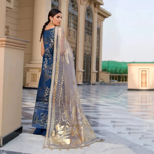 Iris Embroidered Lawn - Party Wear - Buy Reign Embroidered Lawn Online | Mayaar