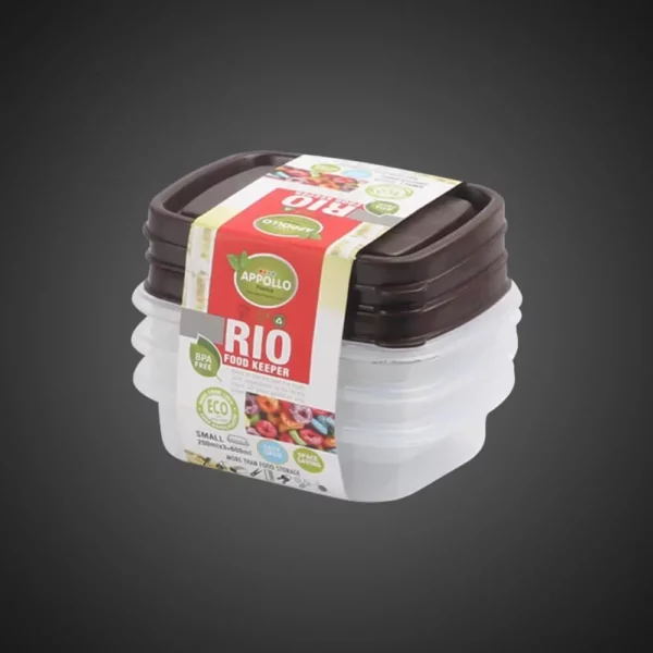 Appollo Houseware – Rio Lunch Box | Plastic Food Keeper | Food Container | Mayaar