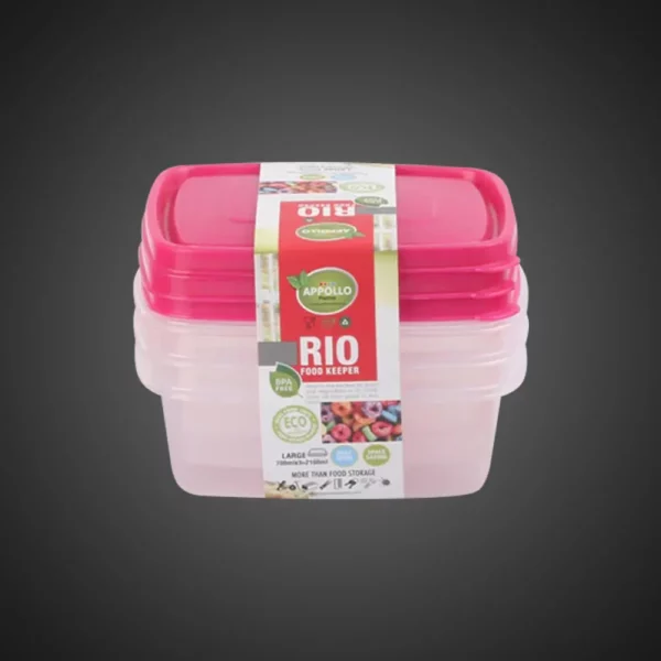 Appollo Houseware – Rio Lunch Box | Plastic Food Keeper | Food Container | Mayaar
