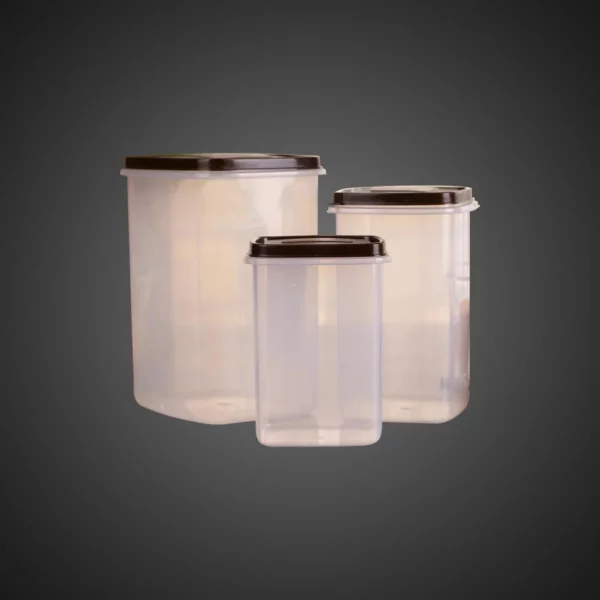 Appollo - Snack Storage Jar | Buy Airtight Jar - Set of 3 | Food Storage Jar | Mayaar