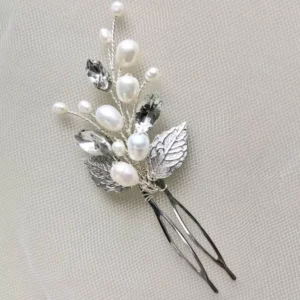 Glam Accessories - Decorative Floral Bun Pin | Hair Adornments | Mayaar