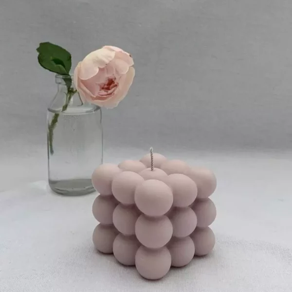 Scented Candles | Bubble Cube Design | Flower Scented | Mayaar