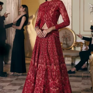 Buy Reign Fancy Wear Online - Bridal Wear - Ajax Stitched Maxi Dress | Mayaar