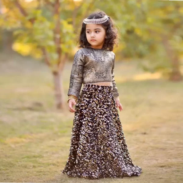 Bloon - Banarasi Lehenga Dress for Girls | Luxury Pret Wear | Mayaar
