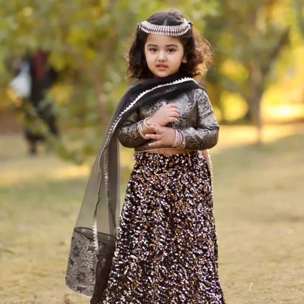 Bloon - Banarasi Lehenga Dress for Girls | Luxury Pret Wear | Mayaar