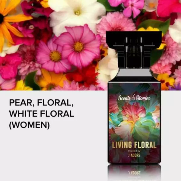 Scent N Stories – Living Floral - Impression | Jadore Perfume for Women | Mayaar