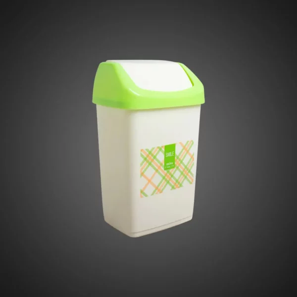 Fresh Hut Bin Swing Top Dustbin - High Quality Plastic Dustbin | Mayaar