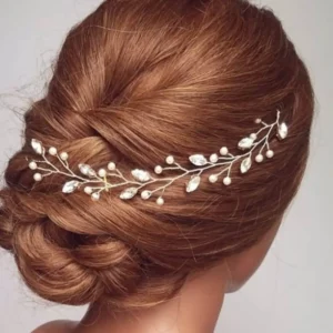 Glam Accessories | Elegant Pearls Hair Bun Embellishment | Hair Adornment | Mayaar