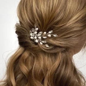 Glam Accessories - Hair Clip with Pearl Embellishment | Pearls Hair Pin | Mayaar