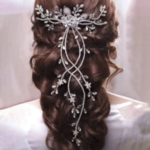 Glam Accessories - Waterfall Hair Piece with Pearl Embellishment | Mayaar