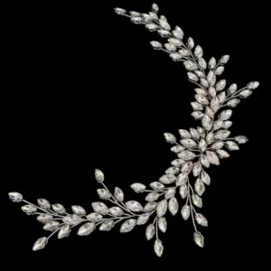 Glam Accessories | Round Long Beads Headpiece Embellishment | Mayaar