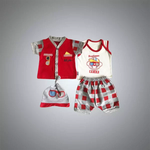 Tods N Teens – Comfy Baby Outfit – Baby Clothing - Baby T-Shirts and Shorts Set | Mayaar
