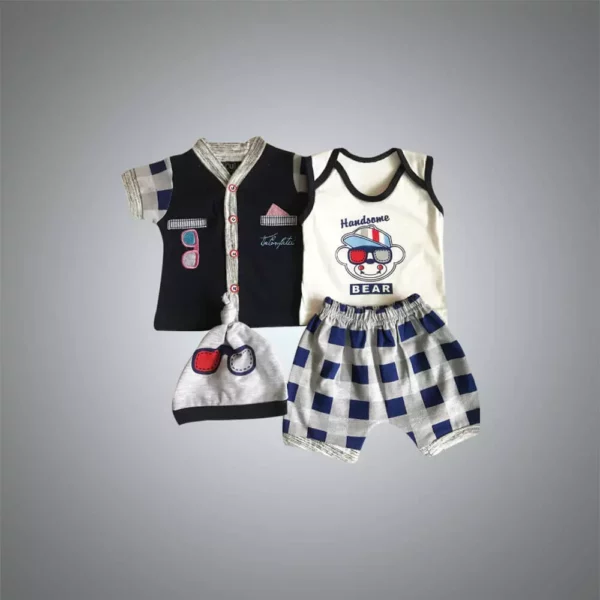 Tods N Teens – Comfy Baby Outfit – Baby Clothing - Baby T-Shirts and Shorts Set | Mayaar