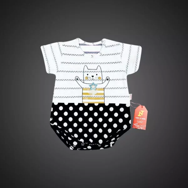 Polka Dots Baby Dungarees – Baby Clothing – Baby Romper Set | Mayaar