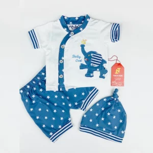Cute Elephant Baby Dress - 3 Pcs – Buy Baby Dress | Baby Clothing | Mayaar