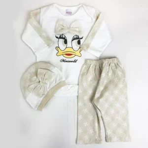 My Daffie Dress – 3 Pcs - Baby Shirt and Trouser Set | Baby Clothing | Mayaar