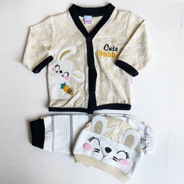 Cute Rabbit Dress - 3 Pcs - Buy Baby Clothes Online | Mayaar