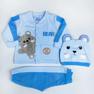 Bear Baby Dress - Baby Clothing – Casual Shirt & Trouser Set | Mayaar